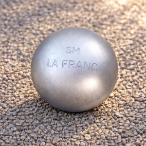 LA FRANC SM Catégorie Jeunes - Boules de Pétanque Compétition dure - Acier Carbone - Set de 3 - FIPJP Officiel