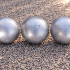 LA FRANC SM - Boules de Pétanque Compétition Dure - Acier Carbone - Set de 3 - FIPJP officiel