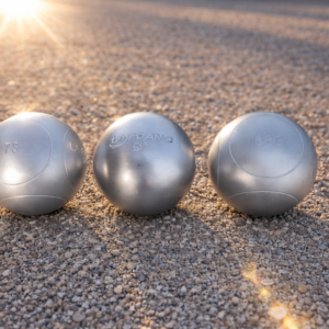 LA FRANC SP - Boules de Pétanque Compétition - 1/2Tendre - Acier Carbone - Set de 3 - FIPJP officiel
